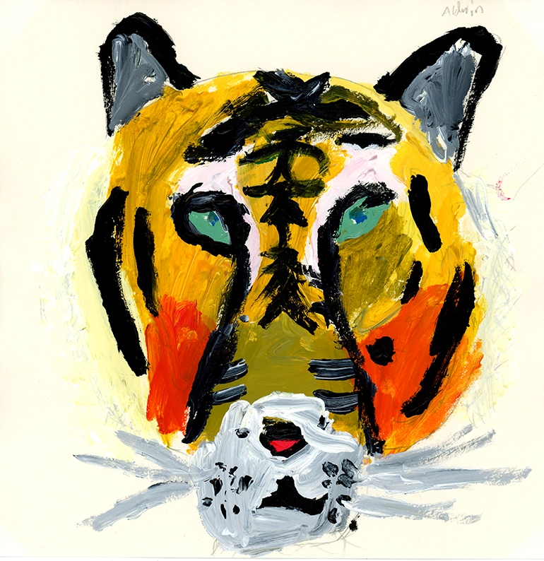 Tiger Face by Aldwin